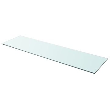 Raft din sticlă transparentă, 110 x 30 cm - Img 1