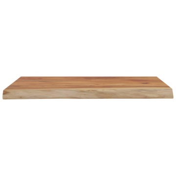 Raft perete 40x30x2,5 cm dreptunghiular lemn acacia margine vie - Img 4