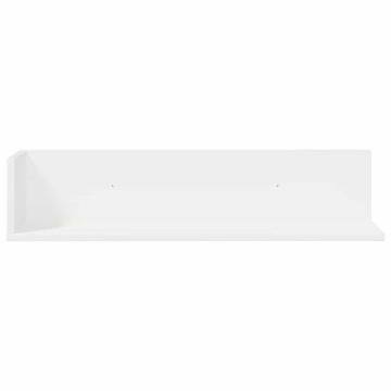 Rafturi de perete, 2 buc., alb, 75x16,5x16,5 cm, lemn prelucrat - Img 4
