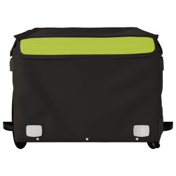 Remorcă pentru biciclete, negru și verde, 45 kg, fier - Img 8