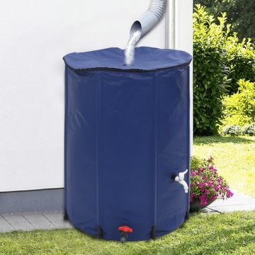 Rezervor de apă cu robinet, pliabil, 750 L, PVC - Img 1