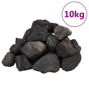 Roci vulcanice, 10 kg, negru, 5-8 cm - Img 2