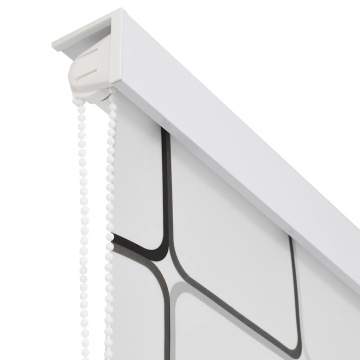 Roletă perdea de duș 160x240 cm Model pătrate - Img 4