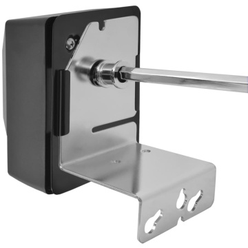 Rotisor cu motor profesional pentru grătar, oțel, 1200 mm - Img 4