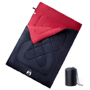 Sac de dormit dublu cu perne de camping, adulți, 3-4 anotimpuri - Img 1