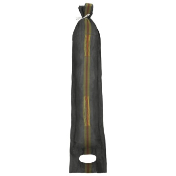Saci de nisip, 10 buc., verde închis, 103x25 cm, HDPE - Img 3