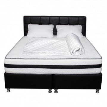 Saltea Lotus Forte Super ortopedic 180x200x30 plus 2 perne microfibra 50x70 plus Husa hipoalergenica - Img 2