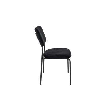 Scaun bucatarie, tapitat cu stofa, s-211, Negru - Img 3
