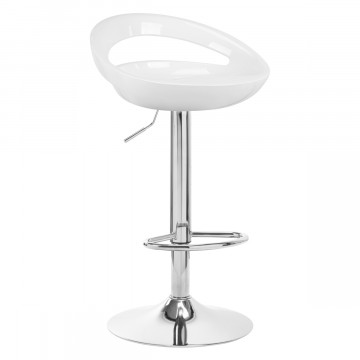 Scaun de bar QS-B01 Alb - Img 1