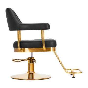 Scaun de coafura Gabbiano Granda gold black - Img 3
