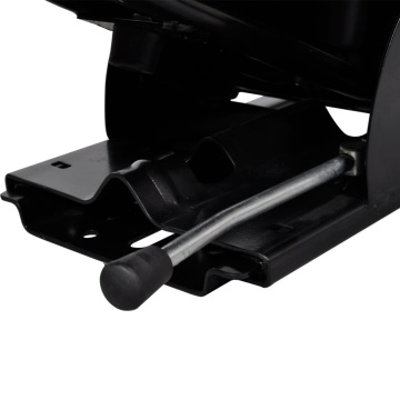 Scaun de tractor cu suspensie, negru - Img 8