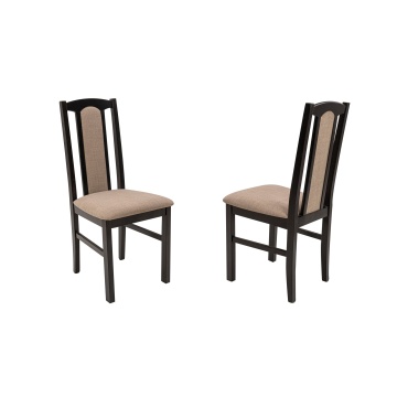 Scaun din lemn masiv de fag tapitat cu stofa s-37 boss7 w15, wenge - Img 6