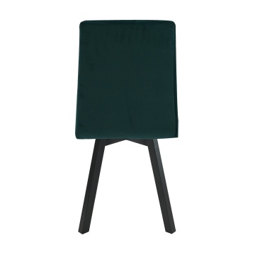Scaun din lemn masiv de fag tapitat cu stofa s-38 hugo2 cz 23 x, verde - Img 5