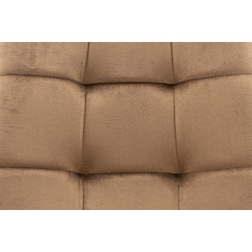 Scaun living, tapitat cu stofa, s-155, maro - Img 7