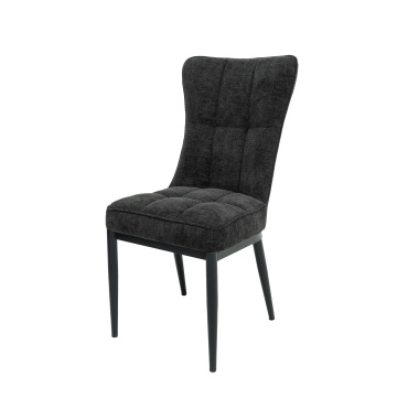Scaun ML-3, tapitat stofa, negru - Img 1