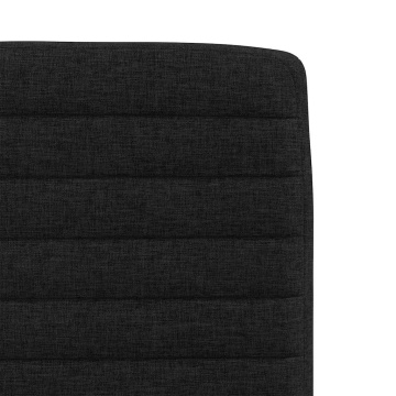 Scaune de bucătărie, 2 buc. negru, textil - Img 6