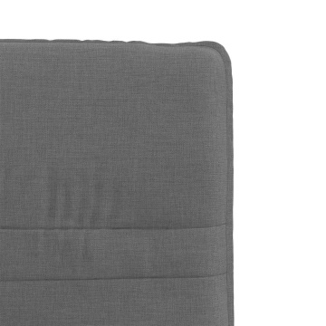 Scaune de sufragerie, 2 buc., gri închis, material textil - Img 6