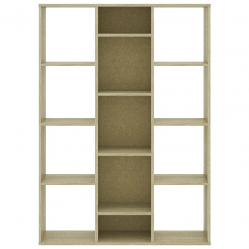 Separator cameră/Bibliotecă, stejar sonoma, 100x24x140 cm, PAL - Img 8