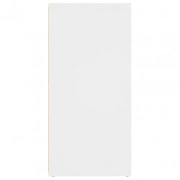 Servantă, alb, 160x36x75 cm, lemn prelucrat - Img 6