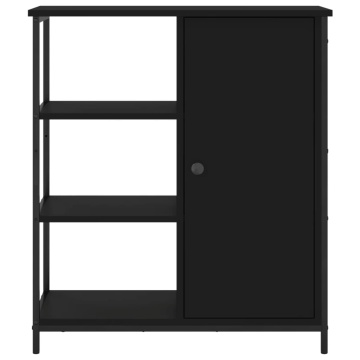 Servantă, negru, 70x30x80 cm, lemn prelucrat - Img 5
