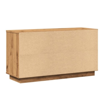 Servantă, stejar artizanal, 102x35x55 cm, lemn prelucrat - Img 5