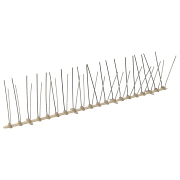 Set bandă cu țepi antipăsări cu 4 rânduri 20 buc. plastic 10 m - Img 2