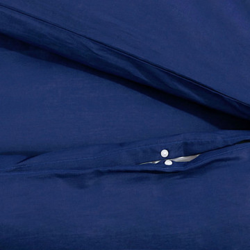 Set cu husă de pilotă, bleumarin, 200x200 cm, microfibră - Img 7