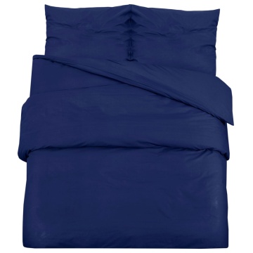 Set cu husă de pilotă, bleumarin, 200x220 cm, bumbac - Img 2