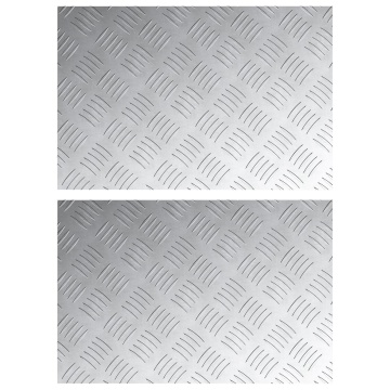 Set de 2 Placi de Aluminiu Checker Antiderapante 60x40 cm - Img 1
