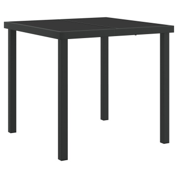 Set de dining de grădină cu 5 piese și perne - Poliratan negru - Img 3