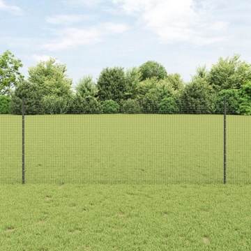 Set de Îngrădiri Set de 2 Gri Metal 10 x 1 m Rezistent - Img 1