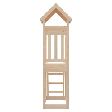 Set de joacă de exterior, 52,5x110,5x214 cm, lemn masiv de pin - Img 6