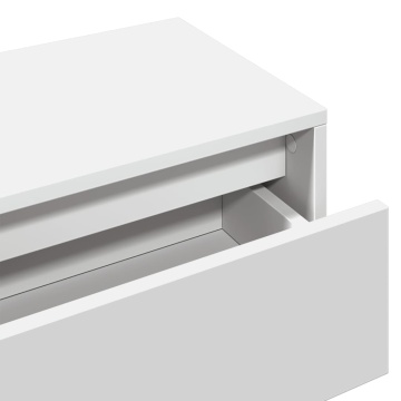 Set de mobilier pentru hol, 4 piese, alb, lemn prelucrat - Img 7