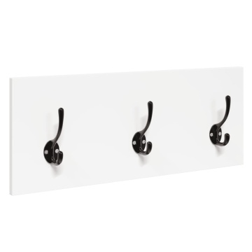 Set de mobilier pentru hol, 4 piese, alb, lemn prelucrat - Img 8