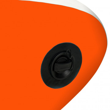 Set de placă SUP gonflabilă, portocaliu, 305x76x15 cm - Img 6