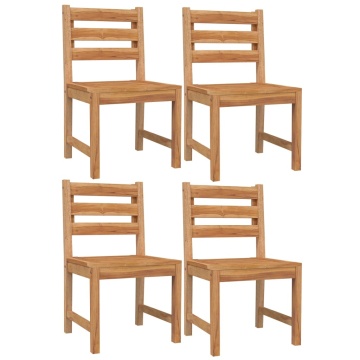 Set de sufragerie de grădină, lemn masiv de tec, 5 piese - Img 4