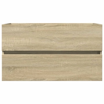 Set mobilier de baie, 2 piese, ceramică și lemn prelucrat - Img 8