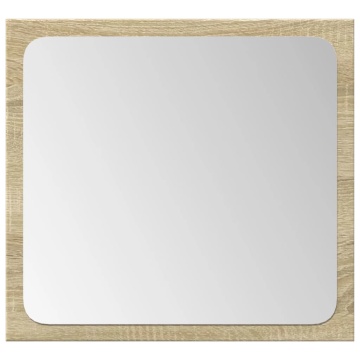 Set mobilier de baie, 3 piese, stejar sonoma, lemn prelucrat - Img 8