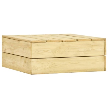 Set mobilier de grădină, 3 piese, lemn de pin tratat - Img 6
