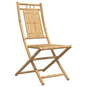 Set mobilier de grădină, 5 piese, bambus - Img 5