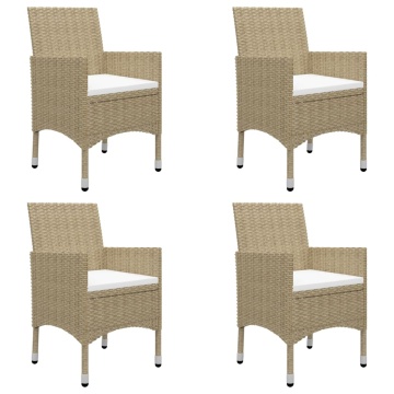 Set mobilier de grădină, 5 piese, bej - Img 8