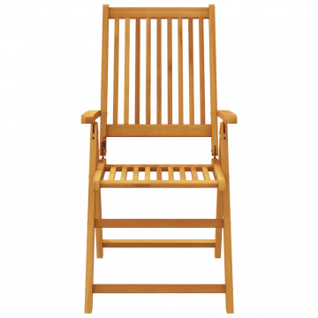 Set mobilier de grădină, 5 piese, lemn masiv de acacia - Img 5