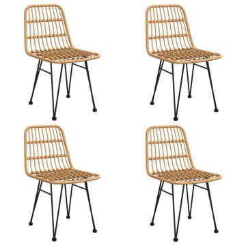 Set mobilier de grădină, 5 piese, poliratan - Img 4