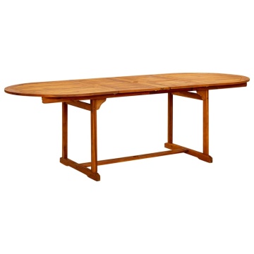 Set mobilier de grădină, 7 piese, lemn masiv de acacia - Img 4