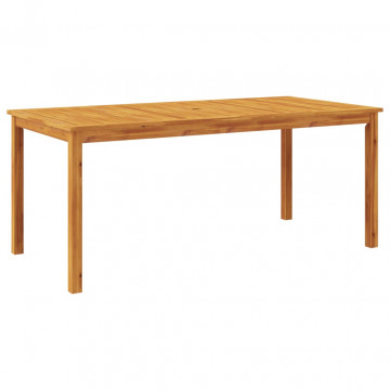 Set mobilier de grădină, 9 piese, lemn masiv de acacia - Img 3