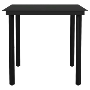 Set mobilier de grădină cu perne 3 piese maro sticlă polirattan - Img 6