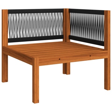Set mobilier grădină cu perne, crem, 6 piese, lemn masiv acacia - Img 8