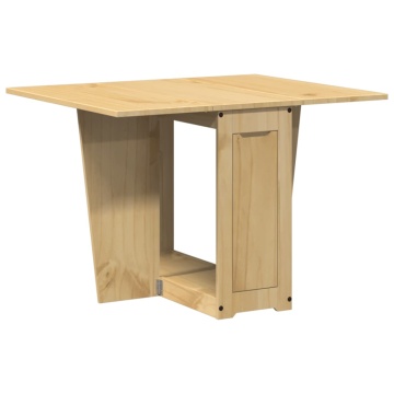 Set mobilier tip fluture Corona, pliabil 5 piese maro lemn pin - Img 4