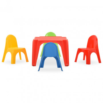 Set pentru copii cu masă și scaun, PP - Img 2