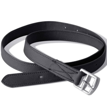 Set șa călărie 5-în-1 16, piele naturală, negru, 14 cm - Img 5